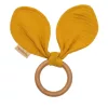 Rágóka levelekkel New Baby Ears mustard
