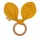 Rágóka levelekkel New Baby Ears mustard
