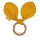 Rágóka levelekkel New Baby Ears mustard