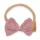 Puha muszlinból készült fejpánt csecsemőknek New Baby pink