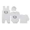 4-részes baba együttes Koala Rabbit white