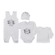4-részes baba együttes Koala Rabbit white