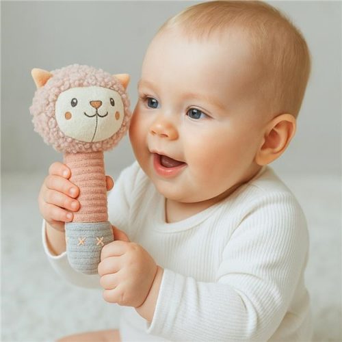 Gyermek sípolós plüss játék rágókával  New Baby Lama