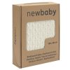 Bambusz kötött takaró New Baby mintával 100x80 cm cream
