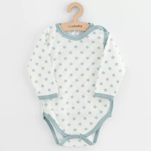 Baba body teljes hosszában patentos New Baby Classic II Lány 3db menta