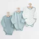 Baba body teljes hosszában patentos New Baby Classic II Lány 3db menta