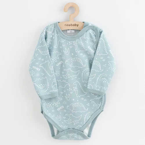 Baba body teljes hosszában patentos New Baby Classic II Lány 3db menta