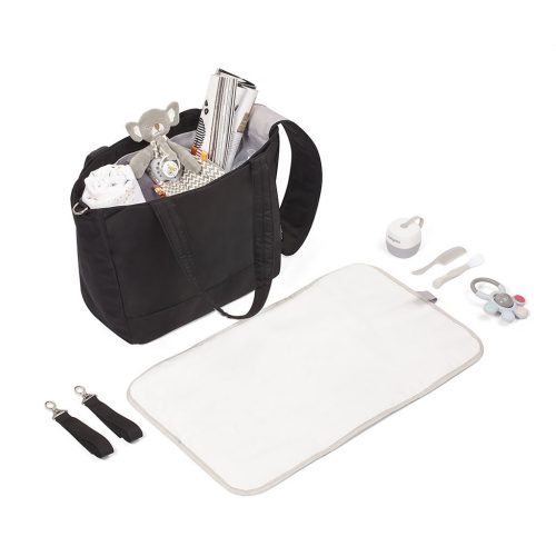 Stílusos táska babakocsira BEST TIME EVER Baby Ono fekete