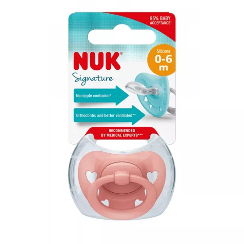 Baba cumi  NUK Signature 0-6h barack színű