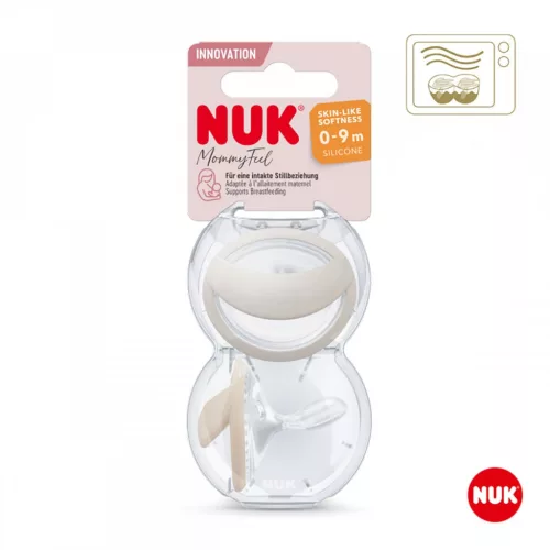 Baba cumi  NUK MommyFee 0-9h 2db barack krémszínű