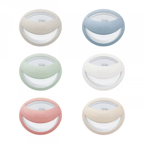 Baba cumi  NUK MommyFee 0-9h 2db kék szürke