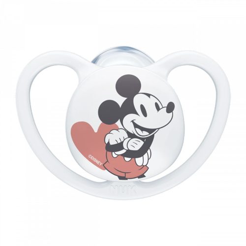 Baba cumi Space NUK 6-18h Disney Mickey Mouse fehér