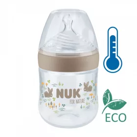   Baba tanuló itatópohár NUK for Nature hőmérséklet-jelzővel S barna