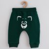 Baba szabadidő nadrág és pulóver New Baby Animals Bear zöld