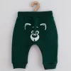 Baba szabadidő nadrág és pulóver New Baby Animals Bear zöld