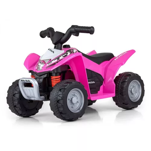 Elektromos négykerekű Milly Mally Honda ATV rózsaszín