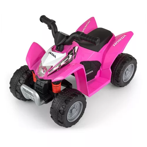 Elektromos négykerekű Milly Mally Honda ATV rózsaszín
