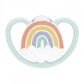Baba cumi Space NUK 0-6h rainbow