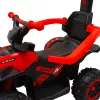 Bébitaxi tolókarral Baby Mix Mega piros