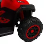 Bébitaxi tolókarral Baby Mix Mega piros
