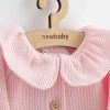 Baba kabátka gombokkal  New Baby Luxury Laura clothing rózsaszín