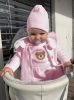 Baba kabátka gombokkal  New Baby Laura Luxury clothing rózsaszín