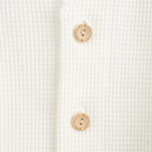 Baba kabátka gombokkal  New Baby Luxury clothing Laura fehér