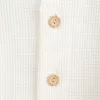 Baba kabátka gombokkal  New Baby Luxury clothing Laura fehér