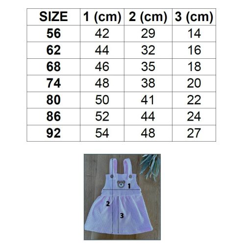 Baba szoknya New Baby Luxury clothing Laura fehér