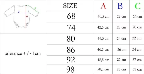 Baba rövid ujjú body Nicol Viki