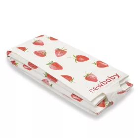 Utazó alátét New Baby BASIC Strawberry