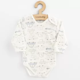 Csecsemő pamut hosszú ujjú body New Baby My Cars
