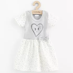 Baba nyári ruha fejpánttal New Baby Szivecske