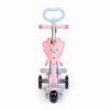 Baba háromkerekű robogó 3in1 Baby Mix Multi rózsaszínű