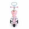 Baba háromkerekű robogó 3in1 Baby Mix Multi rózsaszínű