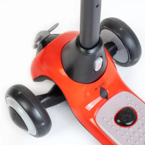Gyermek elektromos roller Baby Mix Moovi piros