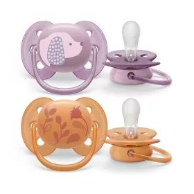   Baba cumi Ultrasoft Premium Avent állatok 6-18 hónap 2 darab lány