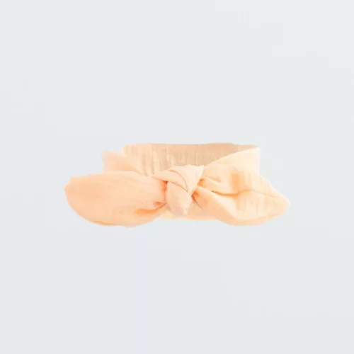 Baba muszlin fejpánt New Baby Leny Peach