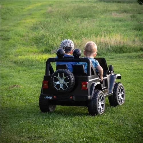 Gyermek elektromos autó Baby Mix Jeep Wrangler Rubicon fekete