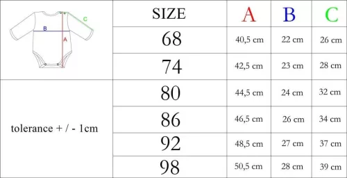 Baba áthajtós patentos body rövid ujjú Nicol Emily