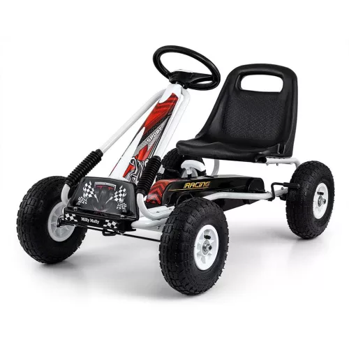 Go-kart Milly Mally Thor pedálos gyerek gokart fehér