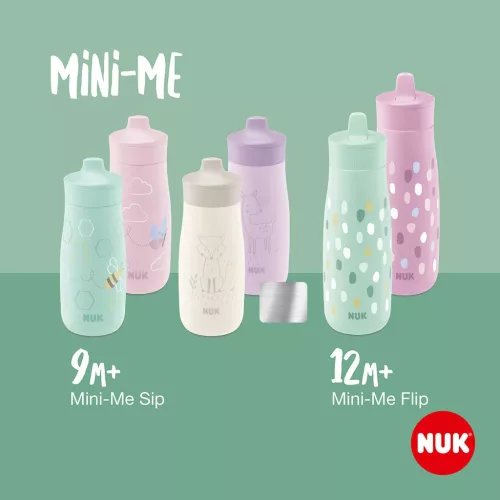 Gyermek itatópohár NUK Mini-MeFlip 450 ml green