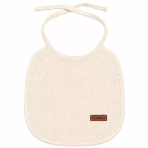 Gyermek frottír előke PVC-vel bélelve New Baby bézs