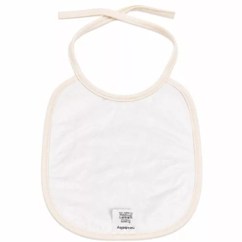 Gyermek frottír előke PVC-vel bélelve New Baby bézs