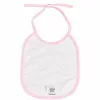 Gyermek frottír előke PVC-vel bélelve New Baby rózsaszín