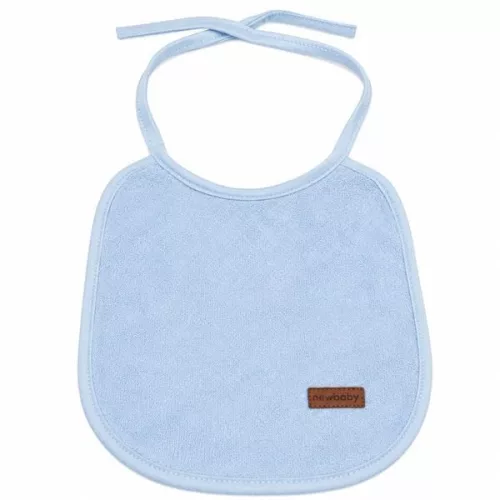 Gyermek frottír előke PVC-vel bélelve New Baby kék