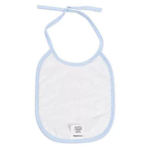 Gyermek frottír előke PVC-vel bélelve New Baby kék