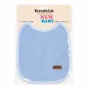 Gyermek frottír előke PVC-vel bélelve New Baby kék