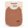 Gyermek frottír előke PVC-vel bélelve New Baby barna