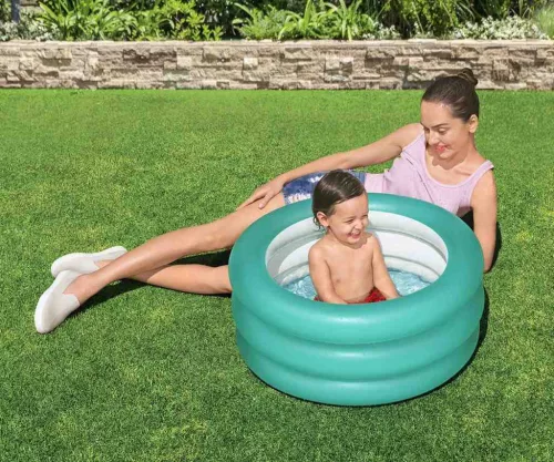 Gyermek felfújhatós medence Bestway Mini 70x30 cm menta